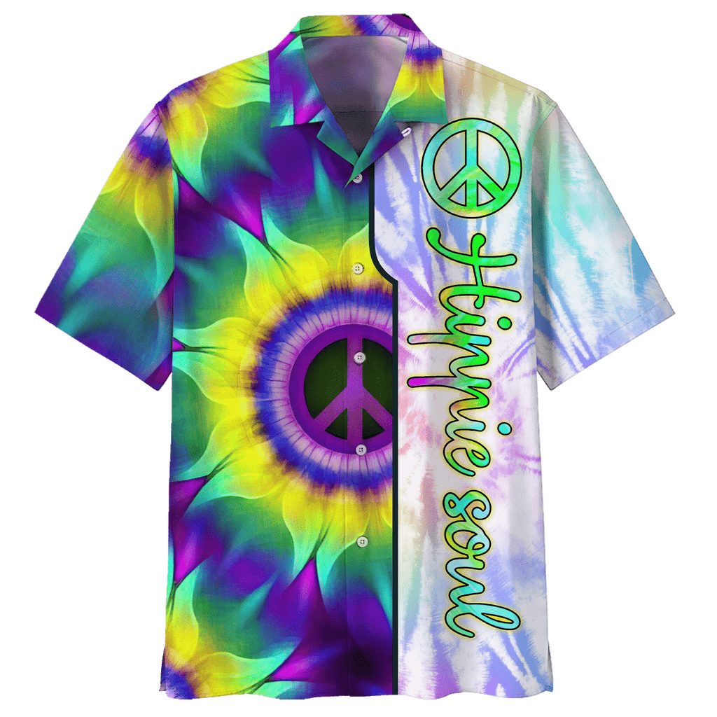 Hippie Hawaiian Groovy Summer Beach Style HBL-HP-19 - Adult & Kids T-Shirts, Sweatshirts & Hoodies apparel design preview 1