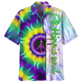 Hippie Hawaiian Groovy Summer Beach Style HBL-HP-19 - Adult & Kids T-Shirts, Sweatshirts & Hoodies apparel design preview 1
