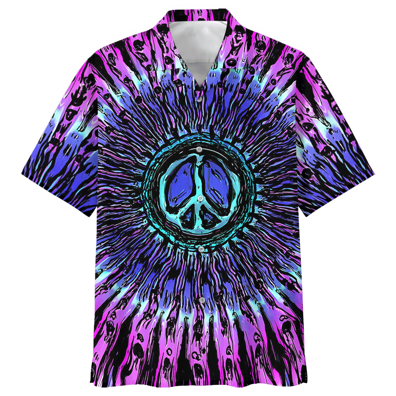 Hippie Hawaiian Retro Psychedelic Party Style - Adult & Kids T-Shirts, Sweatshirts & Hoodies apparel design preview 1