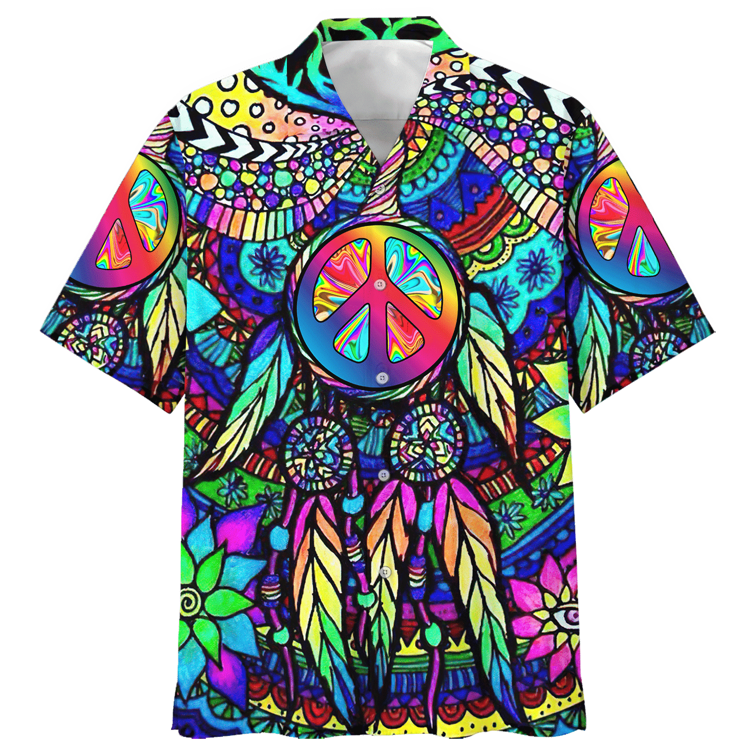 Hippie Hawaiian Groovy Retro Beach Vacation Style - Adult & Kids T-Shirts, Sweatshirts & Hoodies apparel design preview 1