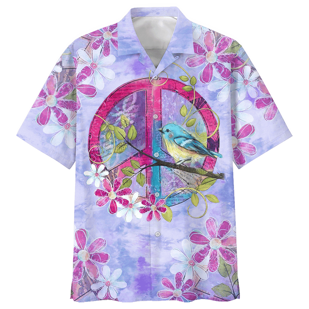 Hippie Hawaiian Vintage Retro Summer Party Style - Adult & Kids T-Shirts, Sweatshirts & Hoodies apparel design preview 1