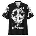 Hippie Hawaiian Vintage 70s Peace Sign Style - Adult & Kids T-Shirts, Sweatshirts & Hoodies apparel design preview 1