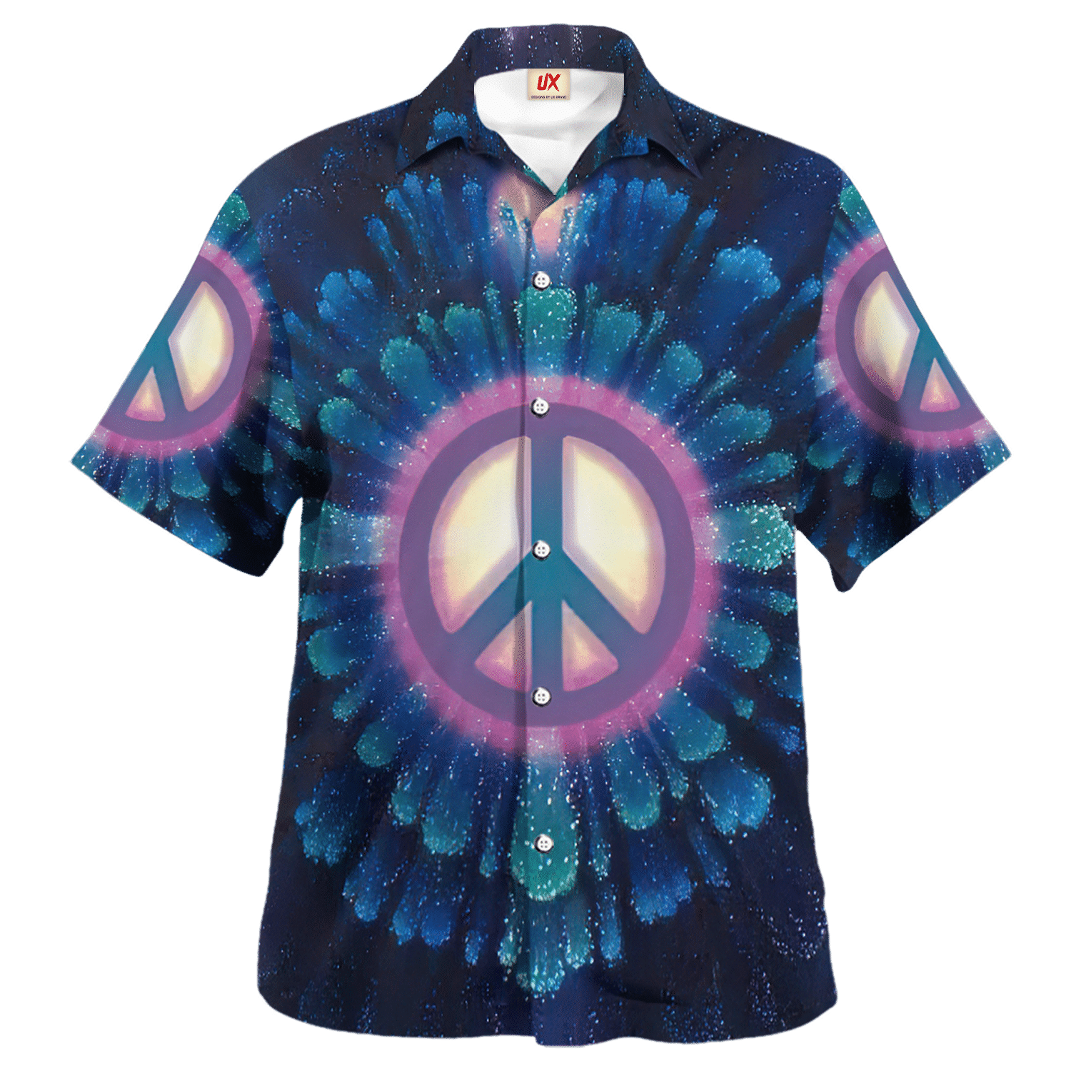 Hippie Hawaiian Psychedelic Summer Party Style - Adult & Kids T-Shirts, Sweatshirts & Hoodies apparel design preview 1