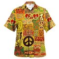 Hippie Hawaiian Vintage Festival Beach Style NV-HP-20 - Adult & Kids T-Shirts, Sweatshirts & Hoodies apparel design preview 1