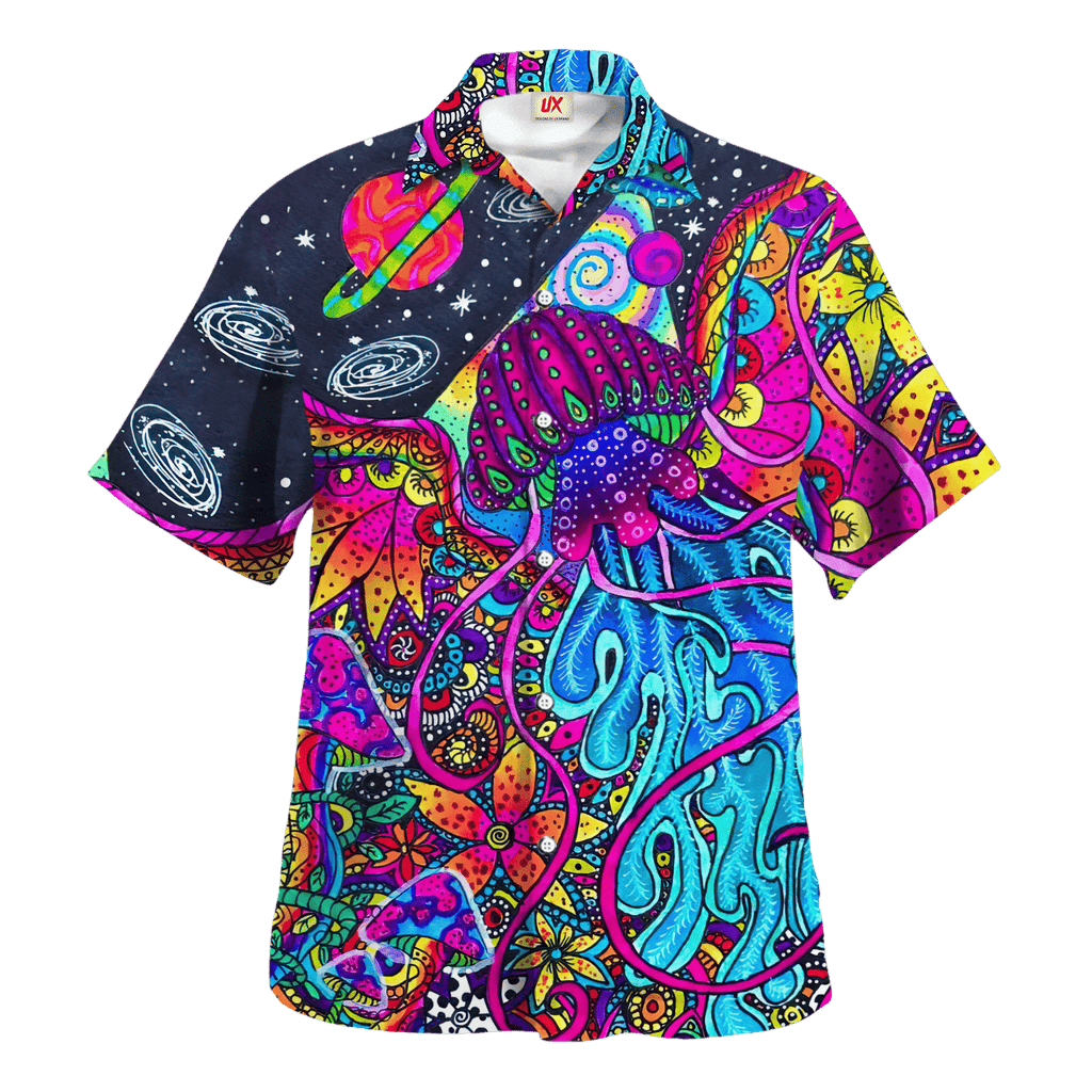 Hippie Hawaiian Groovy 70s Festival Style HBL-HP-40 - Adult & Kids T-Shirts, Sweatshirts & Hoodies apparel design preview 1