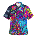 Hippie Hawaiian Groovy 70s Festival Style HBL-HP-40 - Adult & Kids T-Shirts, Sweatshirts & Hoodies apparel design preview 1