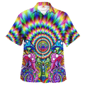 Hippie Hawaiian Psychedelic Beach Party Style - Adult & Kids T-Shirts, Sweatshirts & Hoodies apparel design preview 1