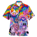 Hippie Hawaiian Groovy Summer Vacation Style NV-HP-36 - Adult & Kids T-Shirts, Sweatshirts & Hoodies apparel design preview 1