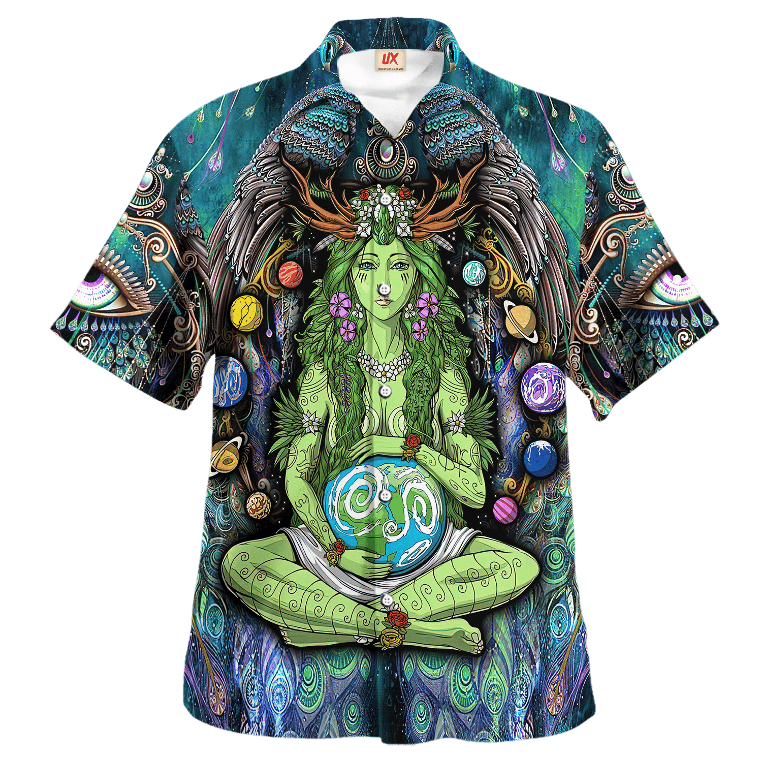 Hippie Hawaiian Psychedelic Retro Beach Party Style - Adult & Kids T-Shirts, Sweatshirts & Hoodies apparel design preview 1