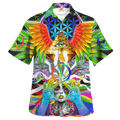 Hippie Hawaiian Vintage Festival Vacation Style - Adult & Kids T-Shirts, Sweatshirts & Hoodies apparel design preview 1