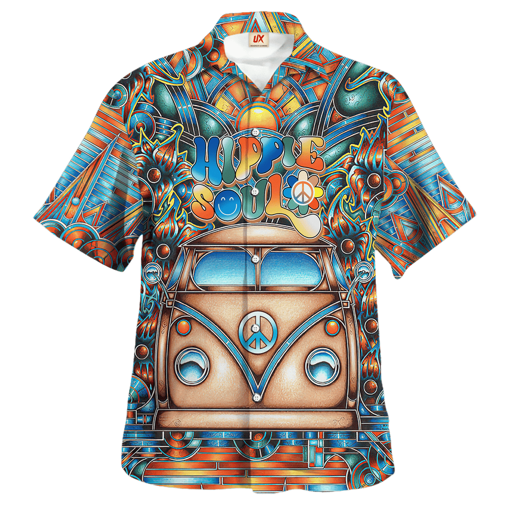 Hippie Hawaiian Retro Peace Sign Summer Style - Adult & Kids T-Shirts, Sweatshirts & Hoodies apparel design preview 1
