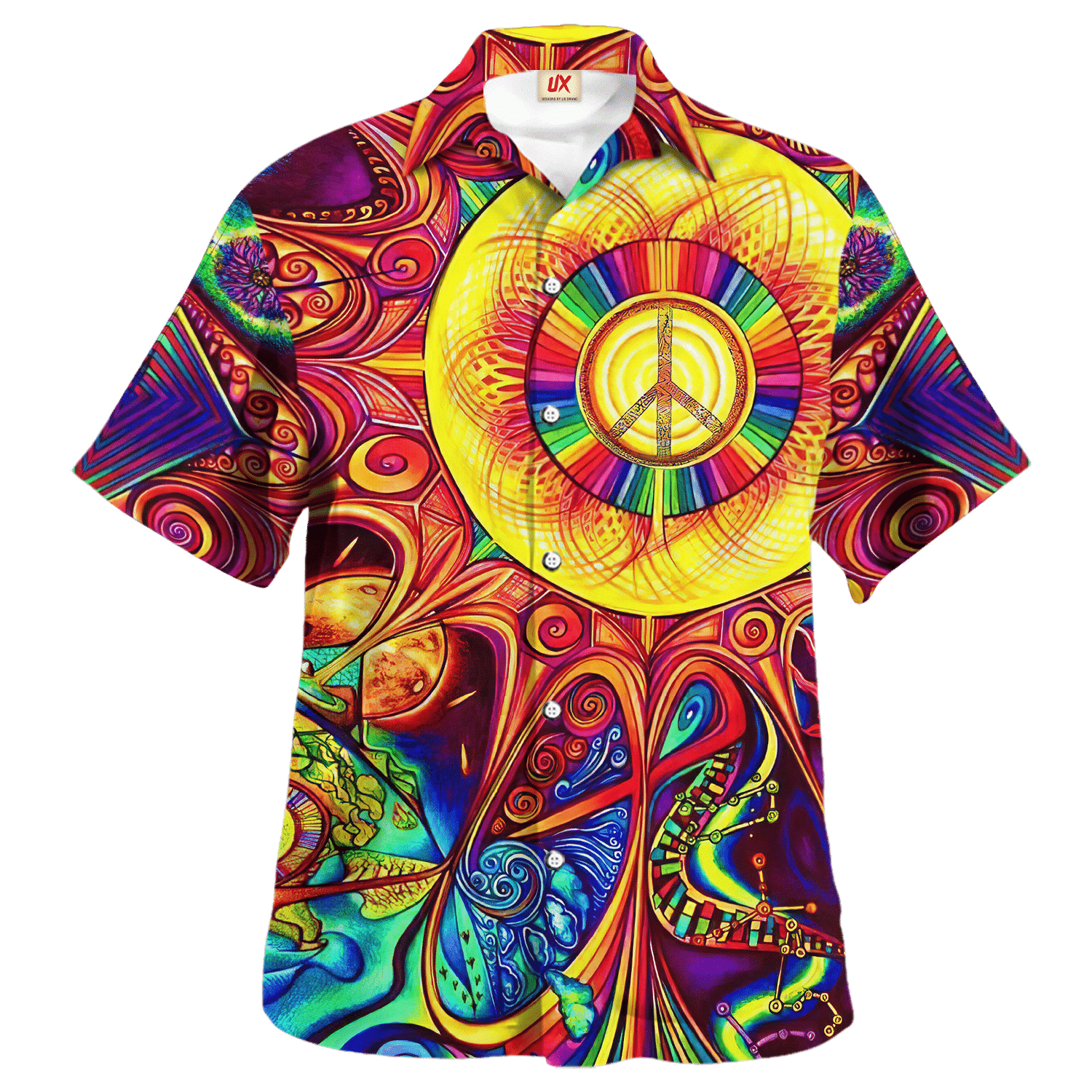 Hippie Hawaiian Retro Vacation Beach Party Style - Adult & Kids T-Shirts, Sweatshirts & Hoodies apparel design preview 1