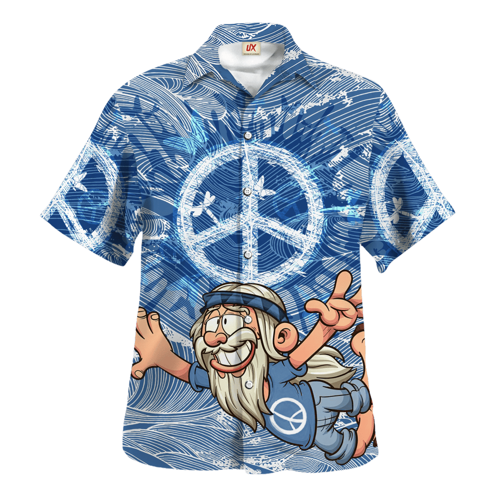 Hippie Hawaiian Groovy Festival Party Style HBL-HP-47 - Adult & Kids T-Shirts, Sweatshirts & Hoodies apparel design preview 1