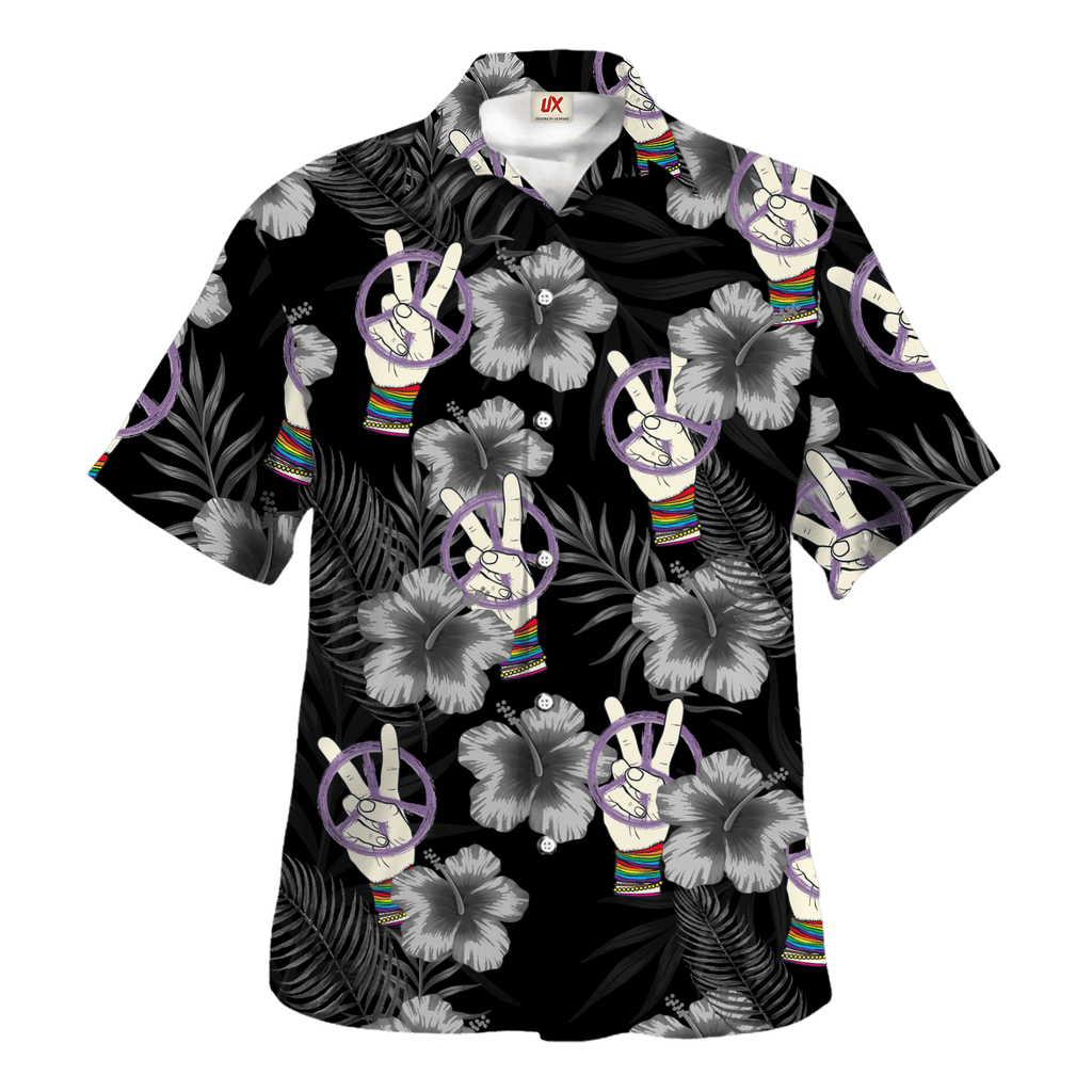 Hippie Hawaiian Retro 70s Beach Festival Style - Adult & Kids T-Shirts, Sweatshirts & Hoodies apparel design preview 1