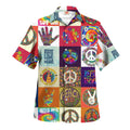 Hippie Hawaiian Vintage Summer Festival Style - Adult & Kids T-Shirts, Sweatshirts & Hoodies apparel design preview 1