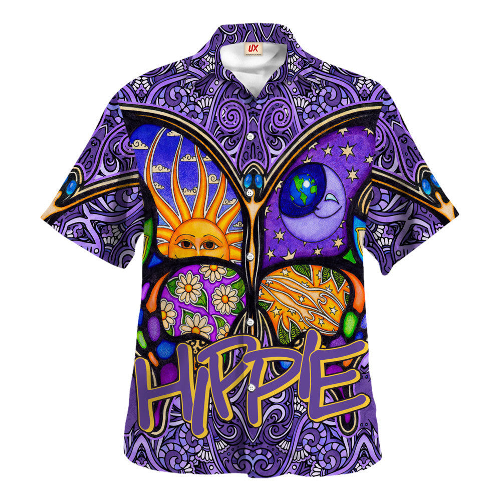Hippie Hawaiian Psychedelic Vacation Beach Style - Adult & Kids T-Shirts, Sweatshirts & Hoodies apparel design preview 1