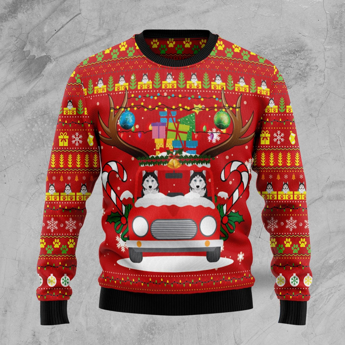 Santa beerd 3D Christmas Sweater - Holiday Gift product image 4