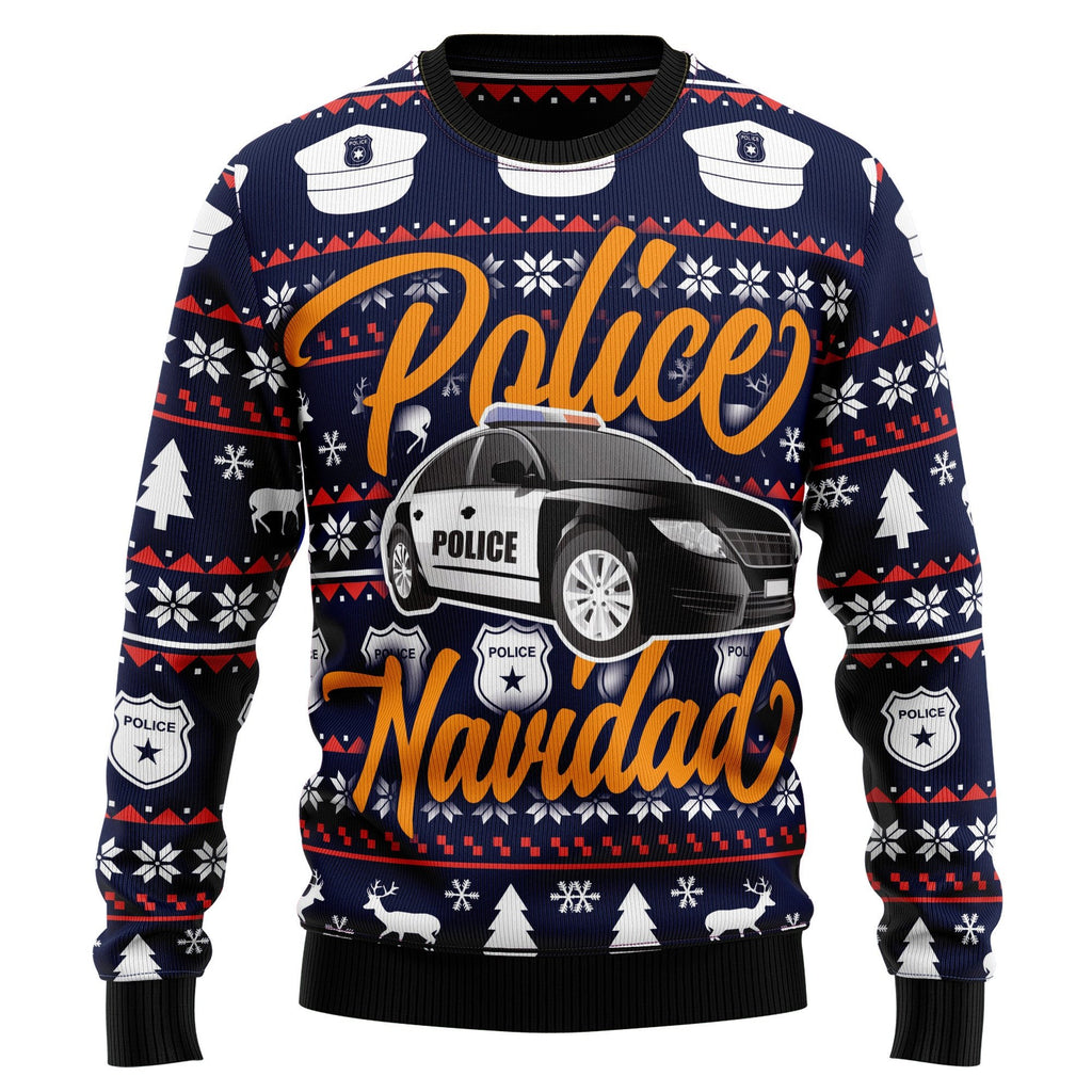 Police navidad 3D Christmas Sweater - Holiday Gift product image