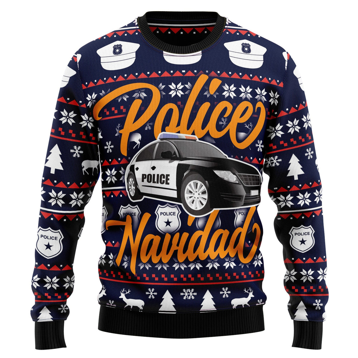 Police navidad 3D Christmas Sweater - Holiday Gift product image