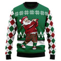 Golfer Santa 3D Christmas Sweater - Holiday Gift product image