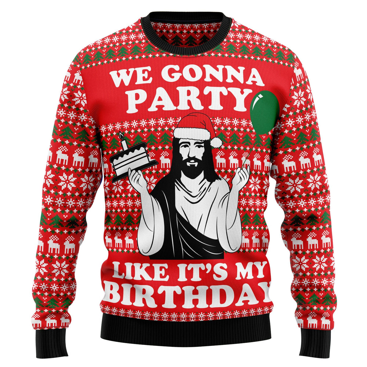 We gonna party 3D Christmas Sweater - Holiday Gift product image
