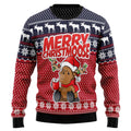 Moose merry 3D Christmas Sweater - Holiday Gift product image