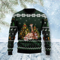 Giraffe holiday 3D Christmas Sweater - Holiday Gift product image