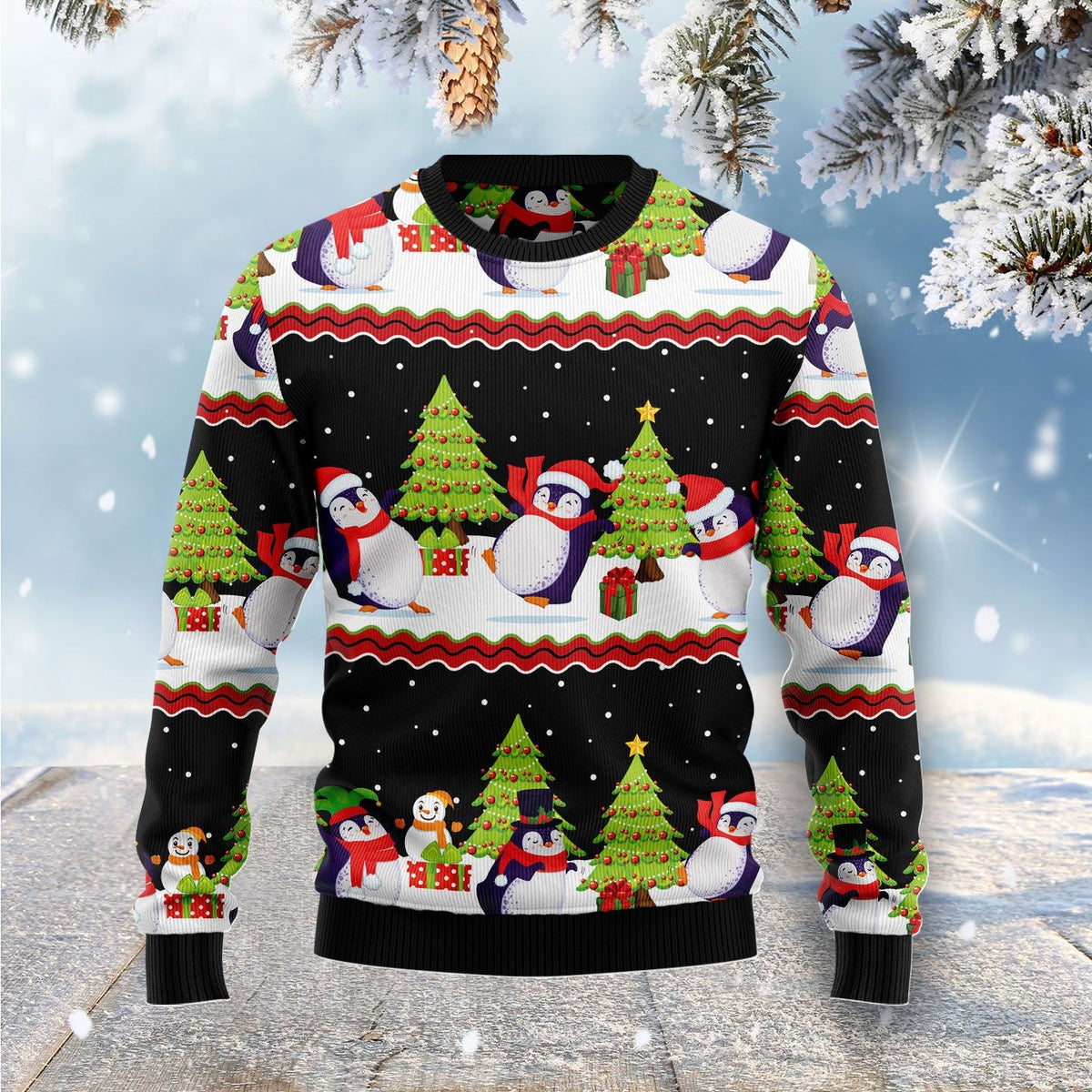 Santa skull 3D Christmas Sweater - Holiday Gift product image 5