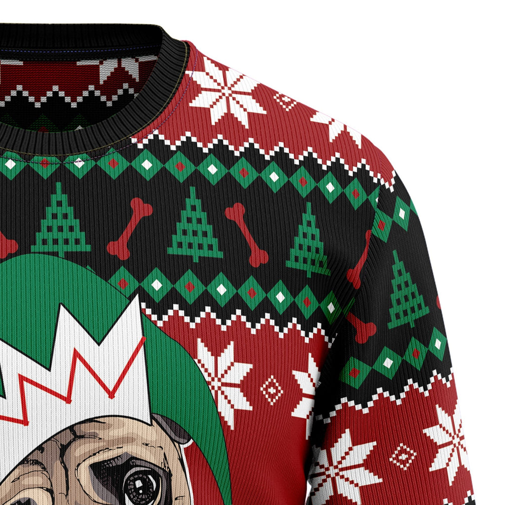 Pug cute 3D Christmas Sweater - Holiday Gift product image 3