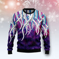 Octopus galaxy 3D Christmas Sweater - Holiday Gift product image
