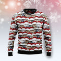 Santa wolf 3D Christmas Sweater - Holiday Gift product image