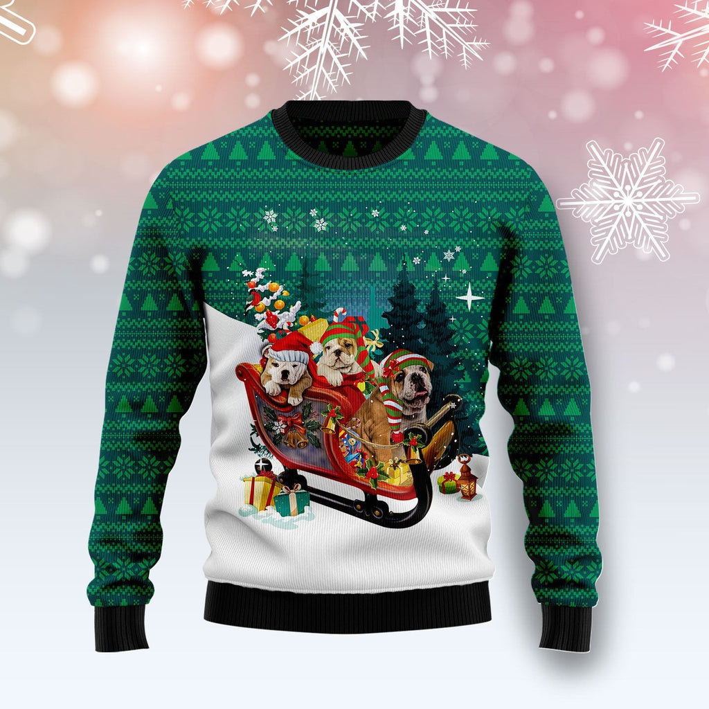 Meowy catmas Christmas tree 3D Christmas Sweater - Holiday Gift product image 4