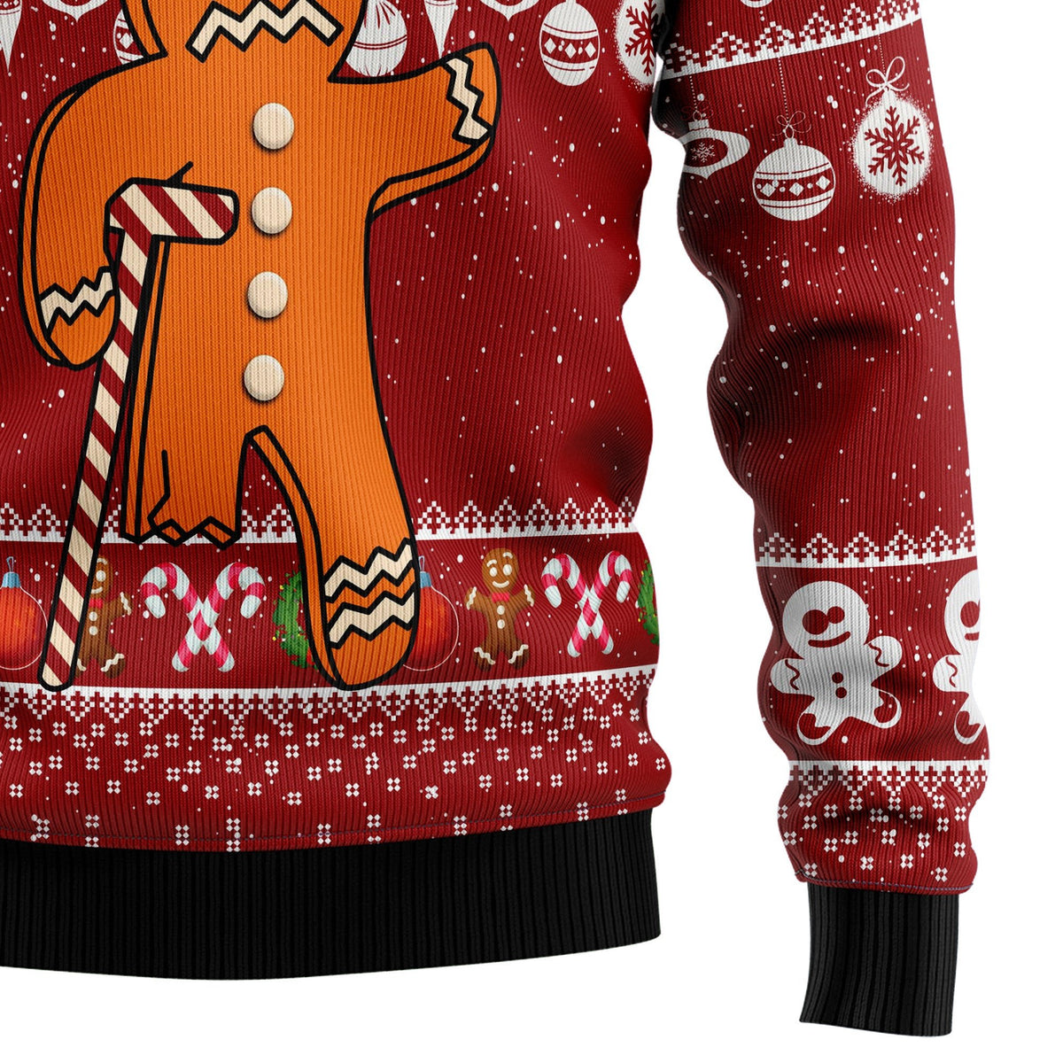 Gingerbread oh snap 3D Christmas Sweater - Holiday Gift product image 4