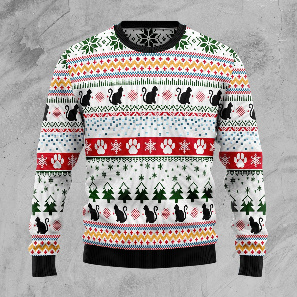Cat themed kitten 3D Christmas Sweater - Holiday Gift product image 3