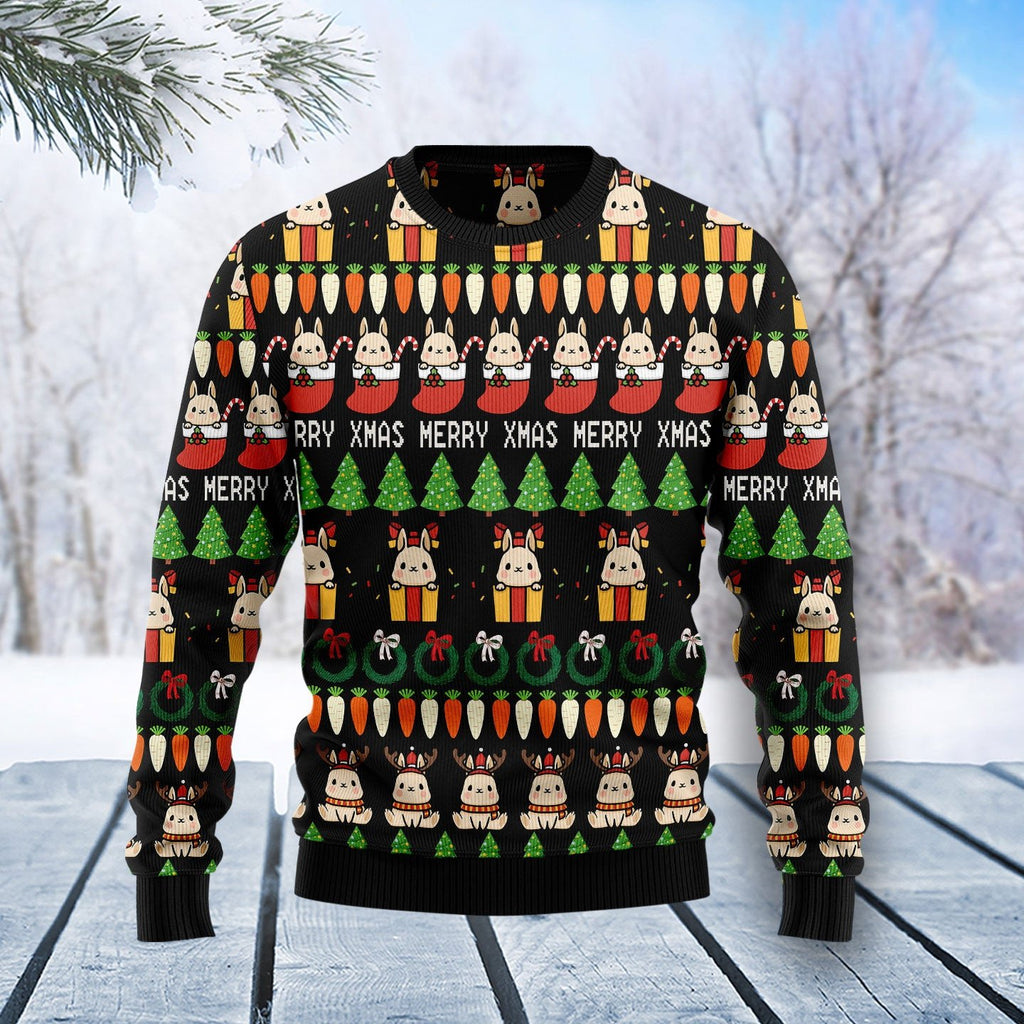 Shih Tzu vintage 3D Christmas Sweater - Holiday Gift product image 4