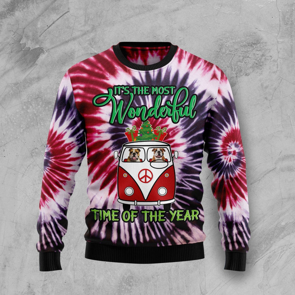 Pug Santa paws 3D Christmas Sweater - Holiday Gift product image 3
