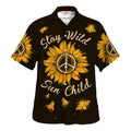 Hippie Hawaiian Vintage Retro Festival Style HBLHP61 - Adult & Kids T-Shirts, Sweatshirts & Hoodies apparel design preview 1