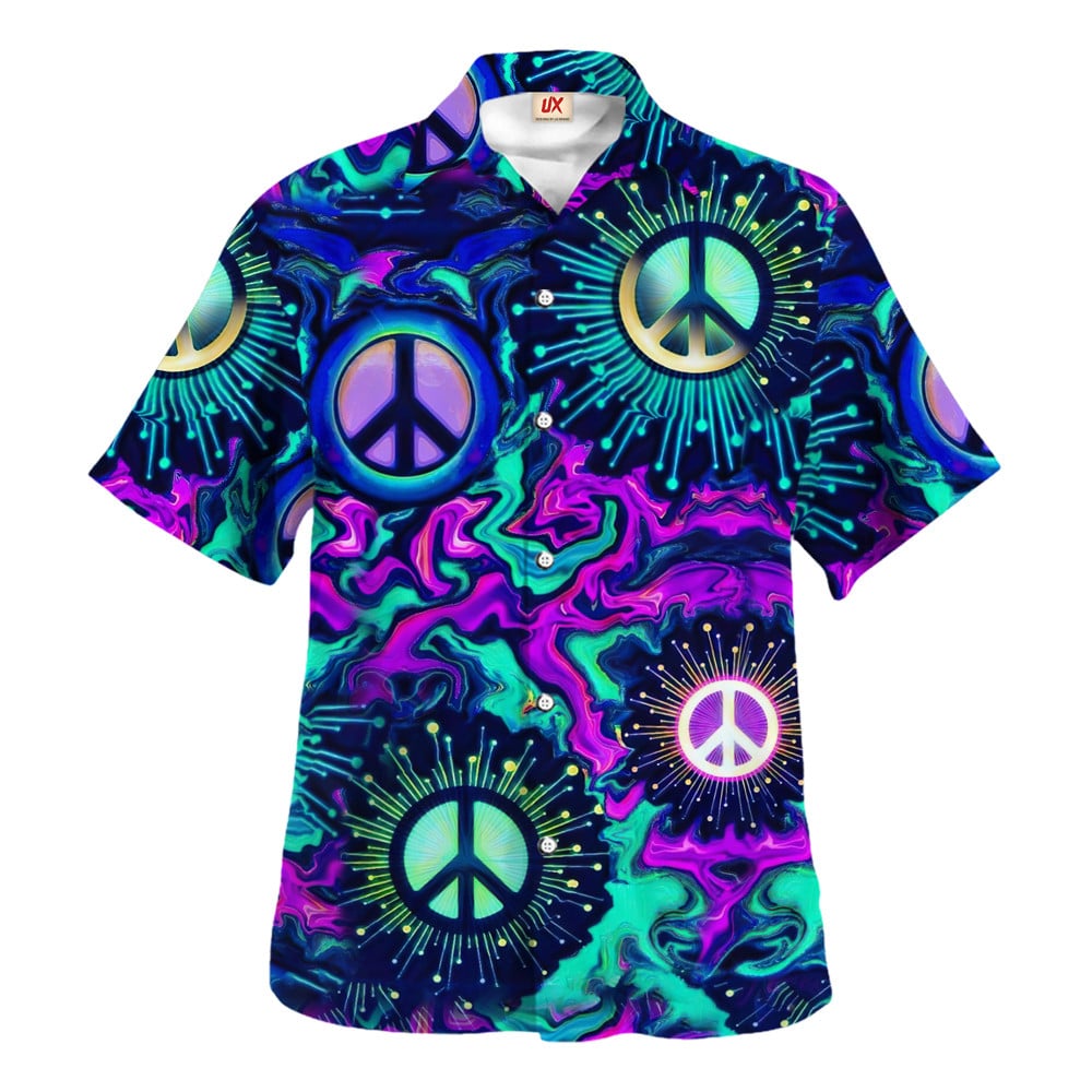 Hippie Hawaiian Groovy Retro Gift For Husband HBLHI70 - Adult & Kids T-Shirts, Sweatshirts & Hoodies apparel design preview 1