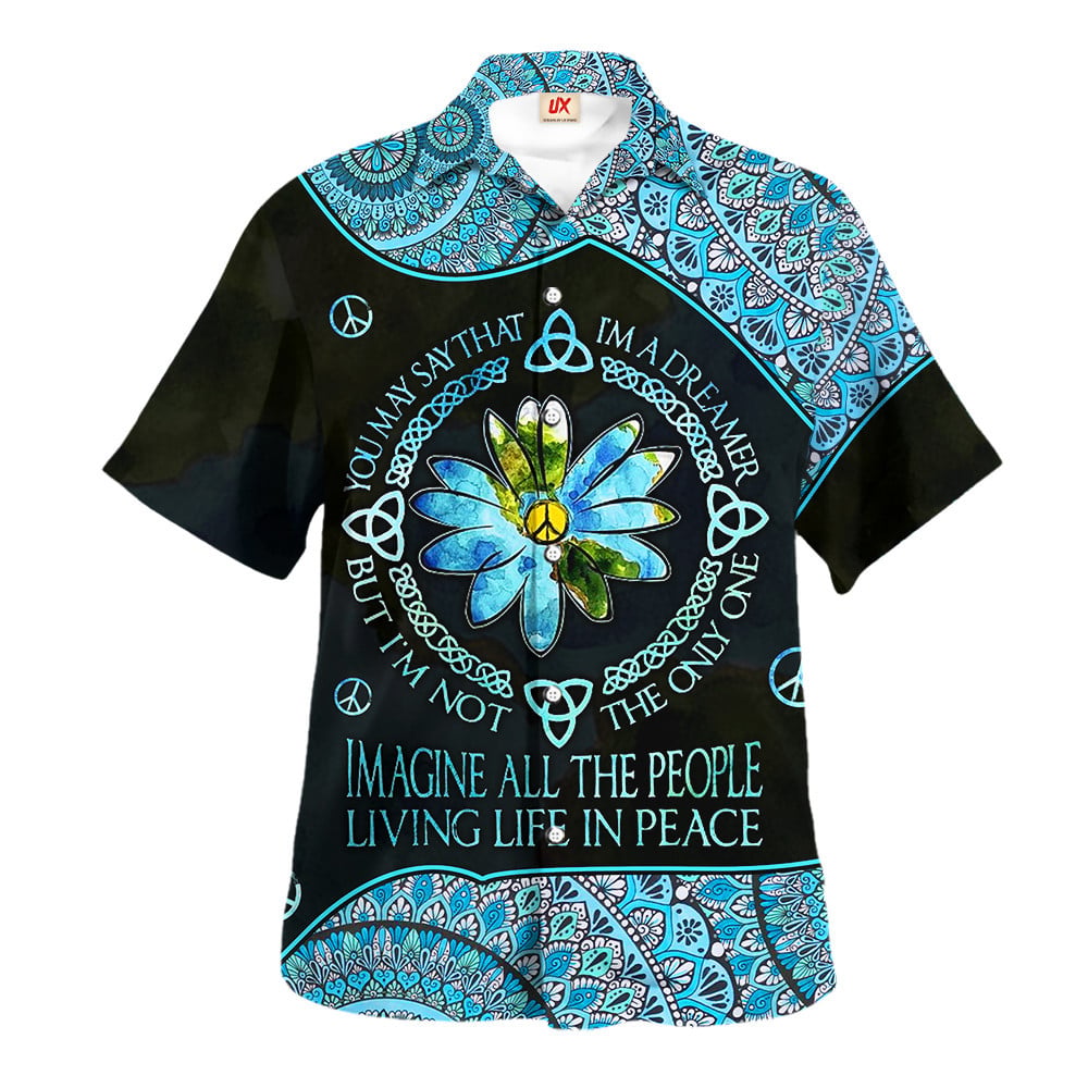 Hippie Hawaiian Retro Beach Gift For Him NVHI07 - Adult & Kids T-Shirts, Sweatshirts & Hoodies apparel design preview 1
