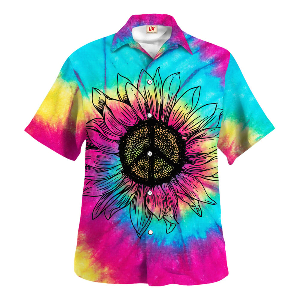 Hippie Hawaiian Vintage Festival Gift For Dad HBLHI75 - Adult & Kids T-Shirts, Sweatshirts & Hoodies apparel design preview 1