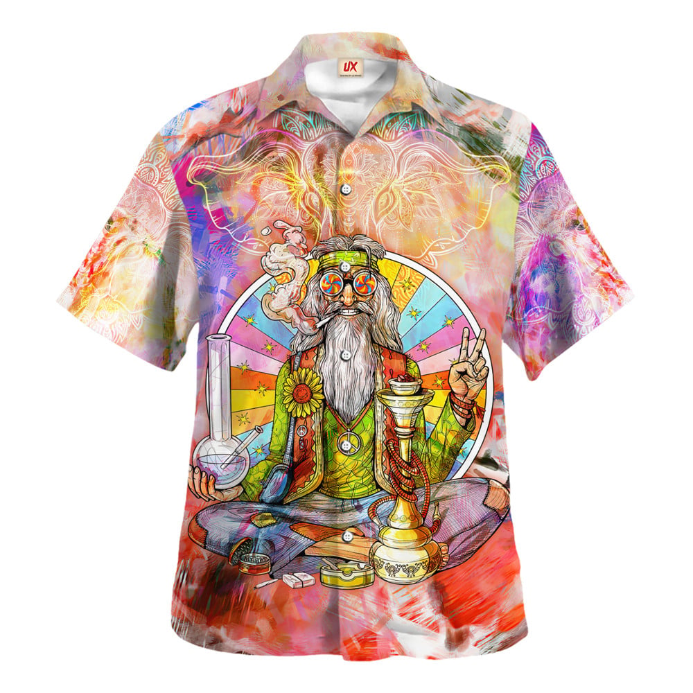 Hippie Hawaiian Groovy Beach Gift For Men HBLTHI6 - Adult & Kids T-Shirts, Sweatshirts & Hoodies apparel design preview 1