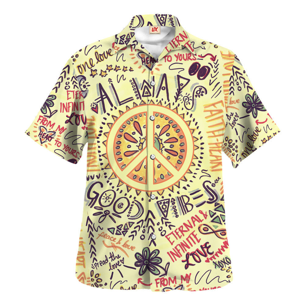Hippie Hawaiian Retro Summer Beach Gift HBLTHI10 - Adult & Kids T-Shirts, Sweatshirts & Hoodies apparel design preview 1