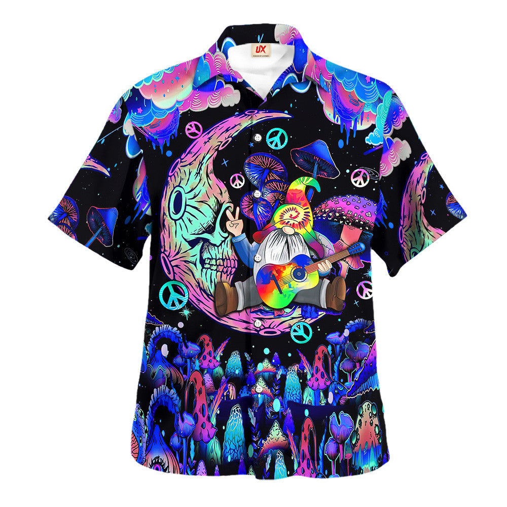 Hippie Hawaiian Vintage Festival Gift NVHI25 - Adult & Kids T-Shirts, Sweatshirts & Hoodies apparel design preview 1