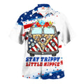 Hippie Hawaiian Groovy Festival Gift NVHI28 - Adult & Kids T-Shirts, Sweatshirts & Hoodies apparel design preview 1