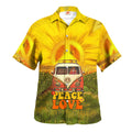 Hippie Hawaiian Vintage Summer Gift NVHI32 - Adult & Kids T-Shirts, Sweatshirts & Hoodies apparel design preview 1