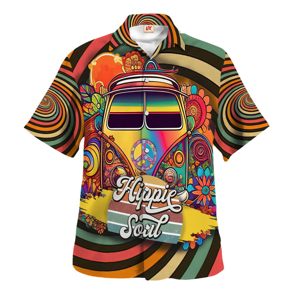 Hippie Hawaiian Psychedelic Vacation Gift TQTHI20 - Adult & Kids T-Shirts, Sweatshirts & Hoodies apparel design preview 1