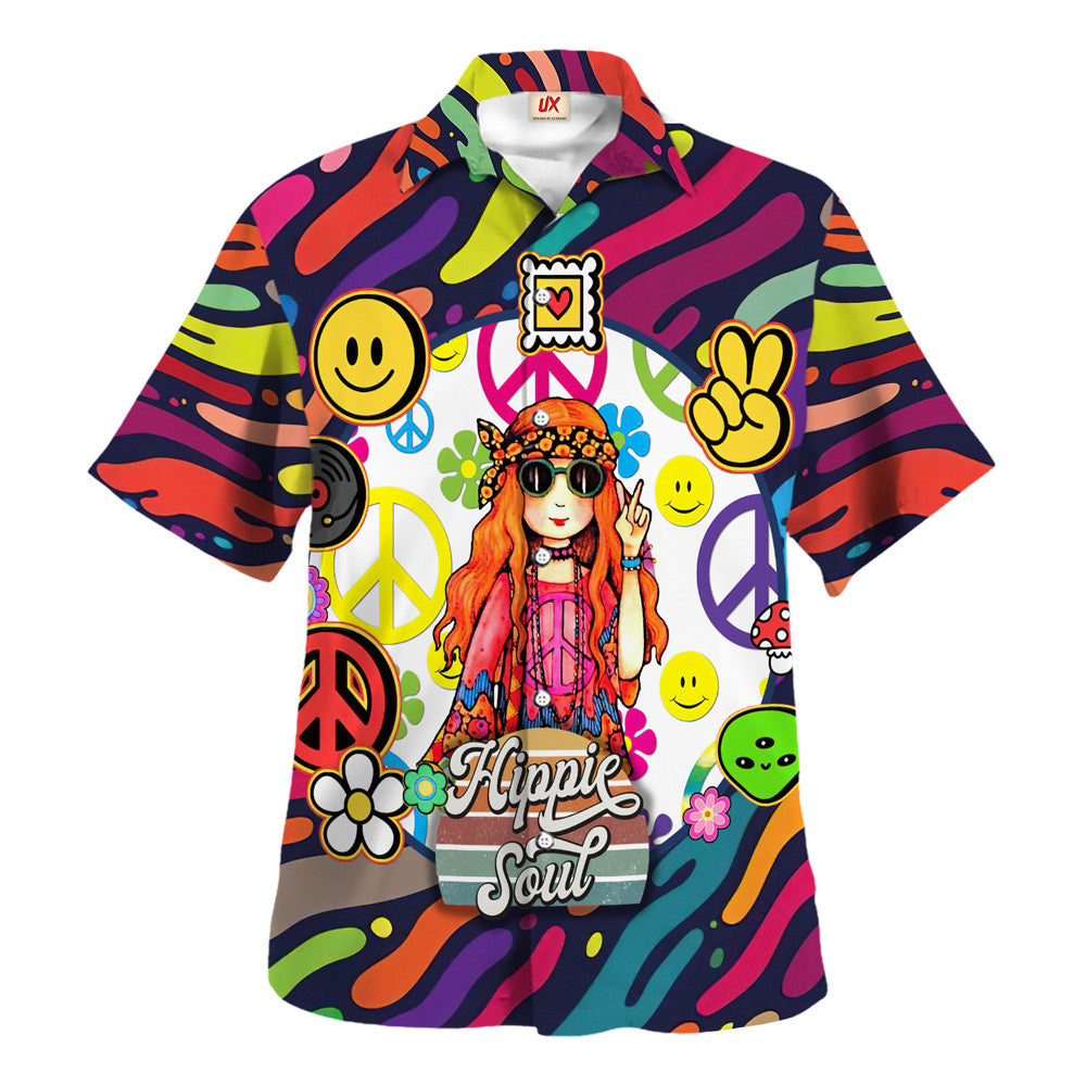 Hippie Hawaiian Groovy Beach Party Gift TQTHI24 - Adult & Kids T-Shirts, Sweatshirts & Hoodies apparel design preview 1