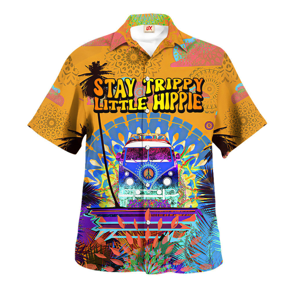 Hippie Hawaiian Vintage Retro Vacation Gift NVHI33 - Adult & Kids T-Shirts, Sweatshirts & Hoodies apparel design preview 1