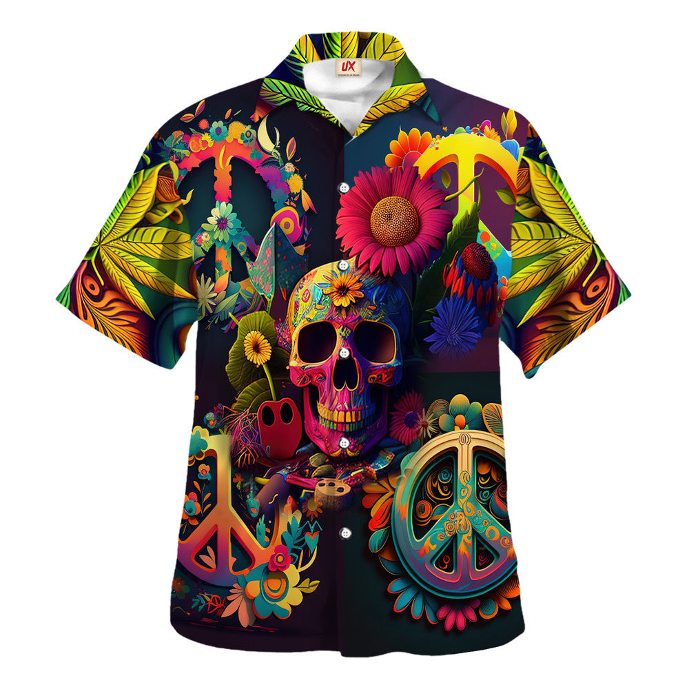 Hippie Hawaiian Retro Summer Beach Gift TQTHI25 - Adult & Kids T-Shirts, Sweatshirts & Hoodies apparel design preview 1