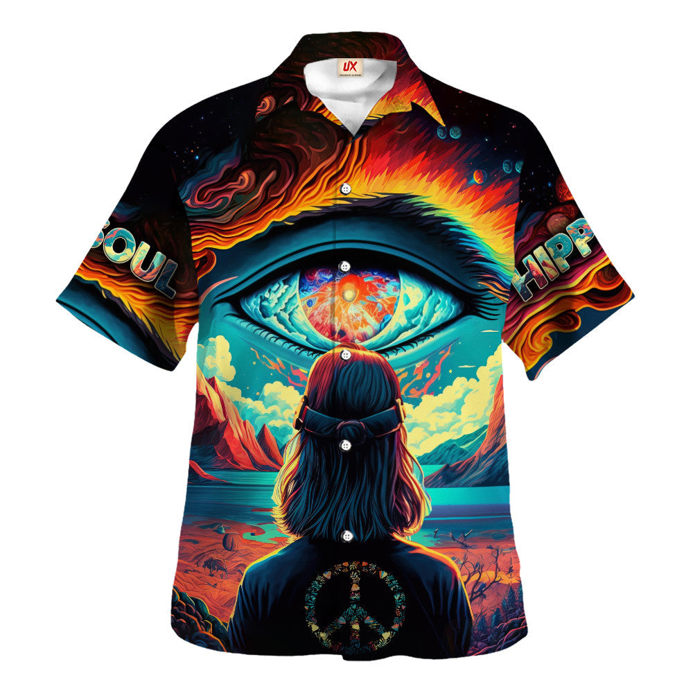 Hippie Hawaiian Groovy Festival Beach Gift TTHI104 - Adult & Kids T-Shirts, Sweatshirts & Hoodies apparel design preview 1